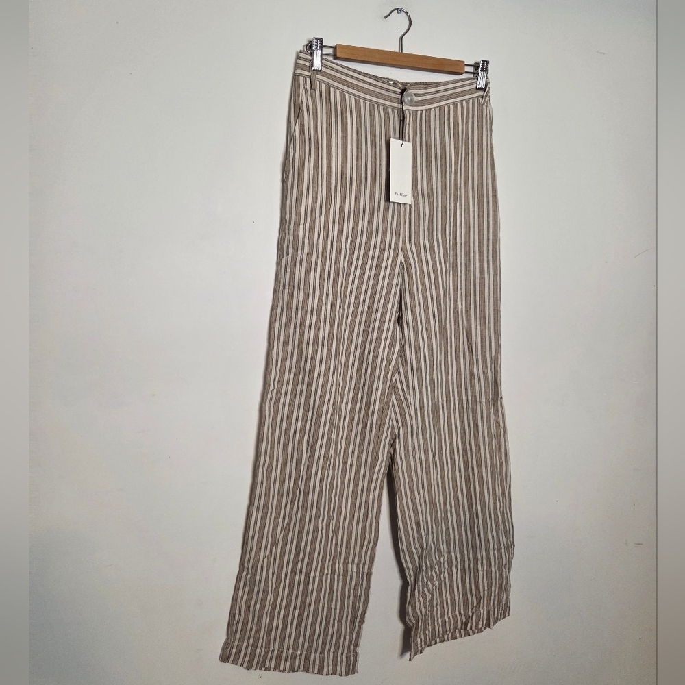InWear Striped Linen Pants Size 4